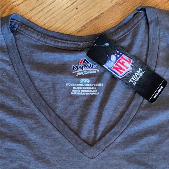 Official NFL Bears women’s short sleeve tee grey M - Picture 2 of 8